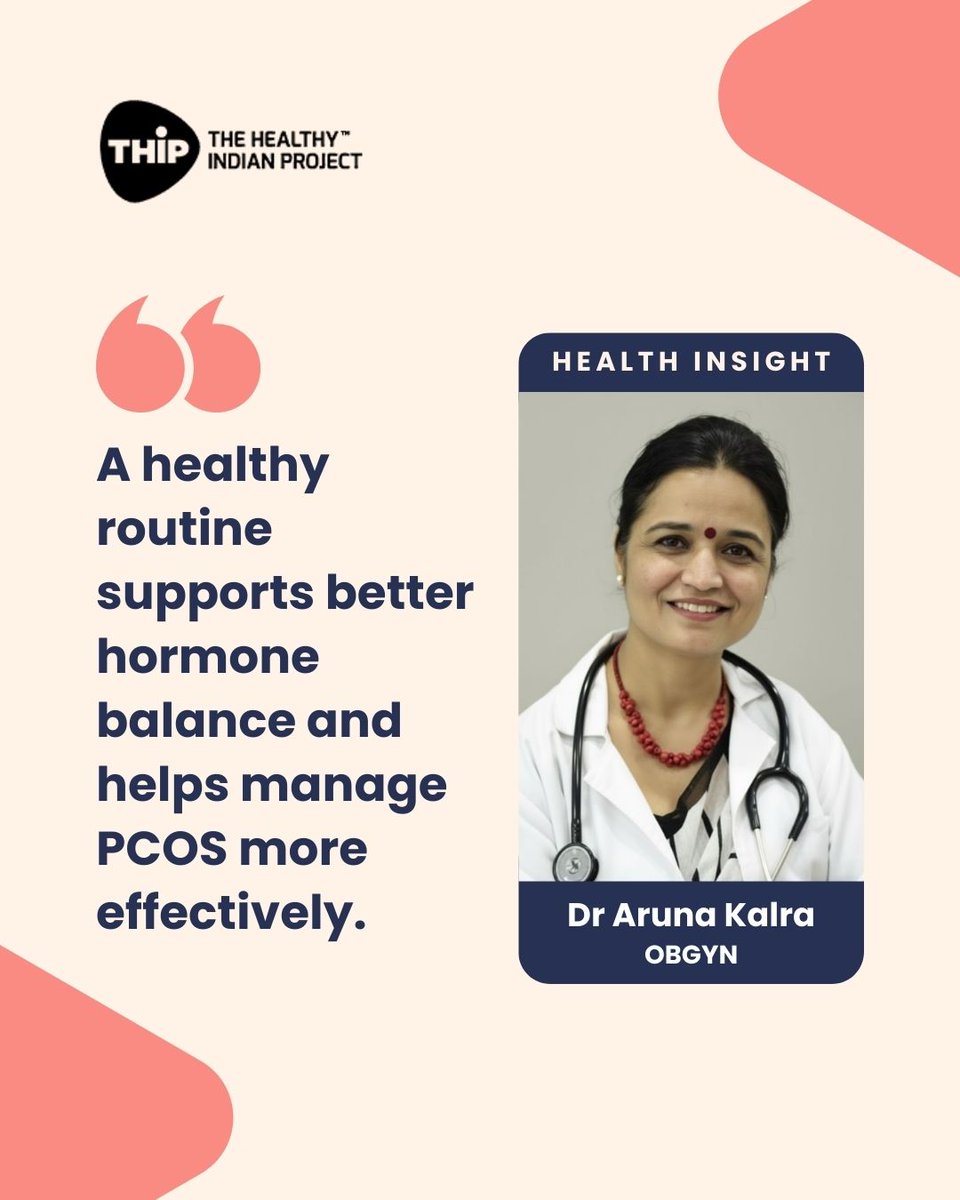 ThipMedia's tweet image. What role does everyday routine play in managing PCOS symptoms?
Read more- ow.ly/yfqh50XyZFX

#PCOSAwareness #HormoneHealth #WomenHealthMatters #PCOSJourney #HealthyHabits