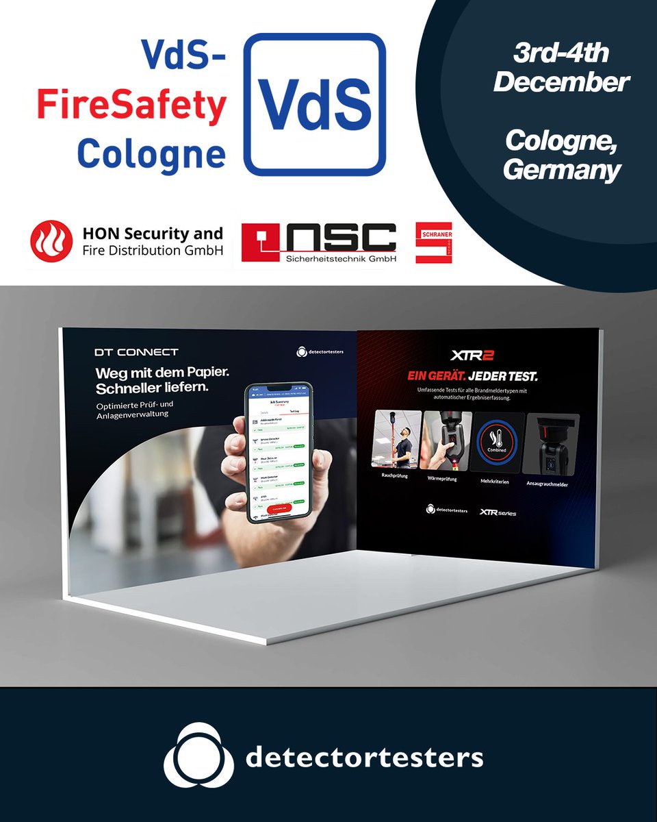 Don't miss this!!

We’re excited to be back at VdS Fire Protection Days 2025 and bringing innovation to the forefront!

📍 December 3rd–4th · Booth C-09

✅ Live demos that wow
✅ Pro tips for smarter maintenance
✅ Digital solutions to transform your workflow