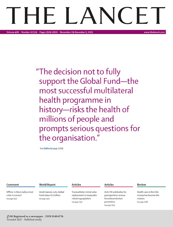 TheLancet's tweet image. The Global Fund has fallen short of its $18 billion target, risking the progress made against AIDS, TB, and malaria.

However, new models of partnership, local leadership, and innovation are emerging to reshape global health governance.

Our latest Editorial discusses the…