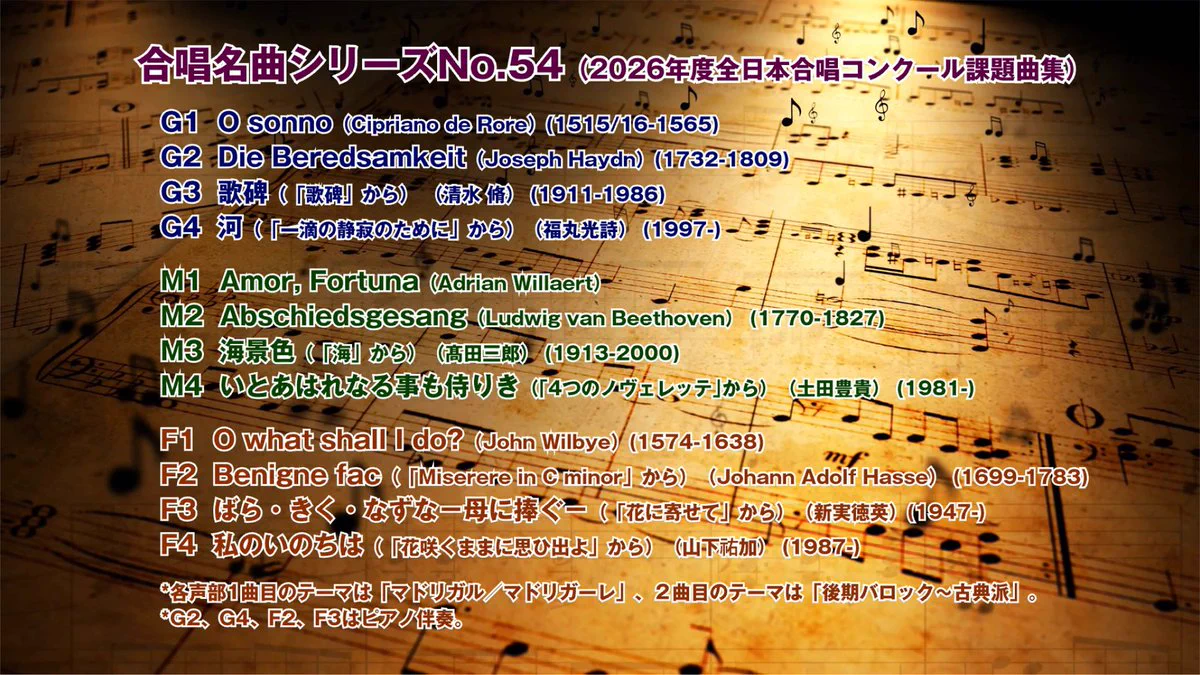 全日本合唱連盟｜Japan Choral Association on X: 