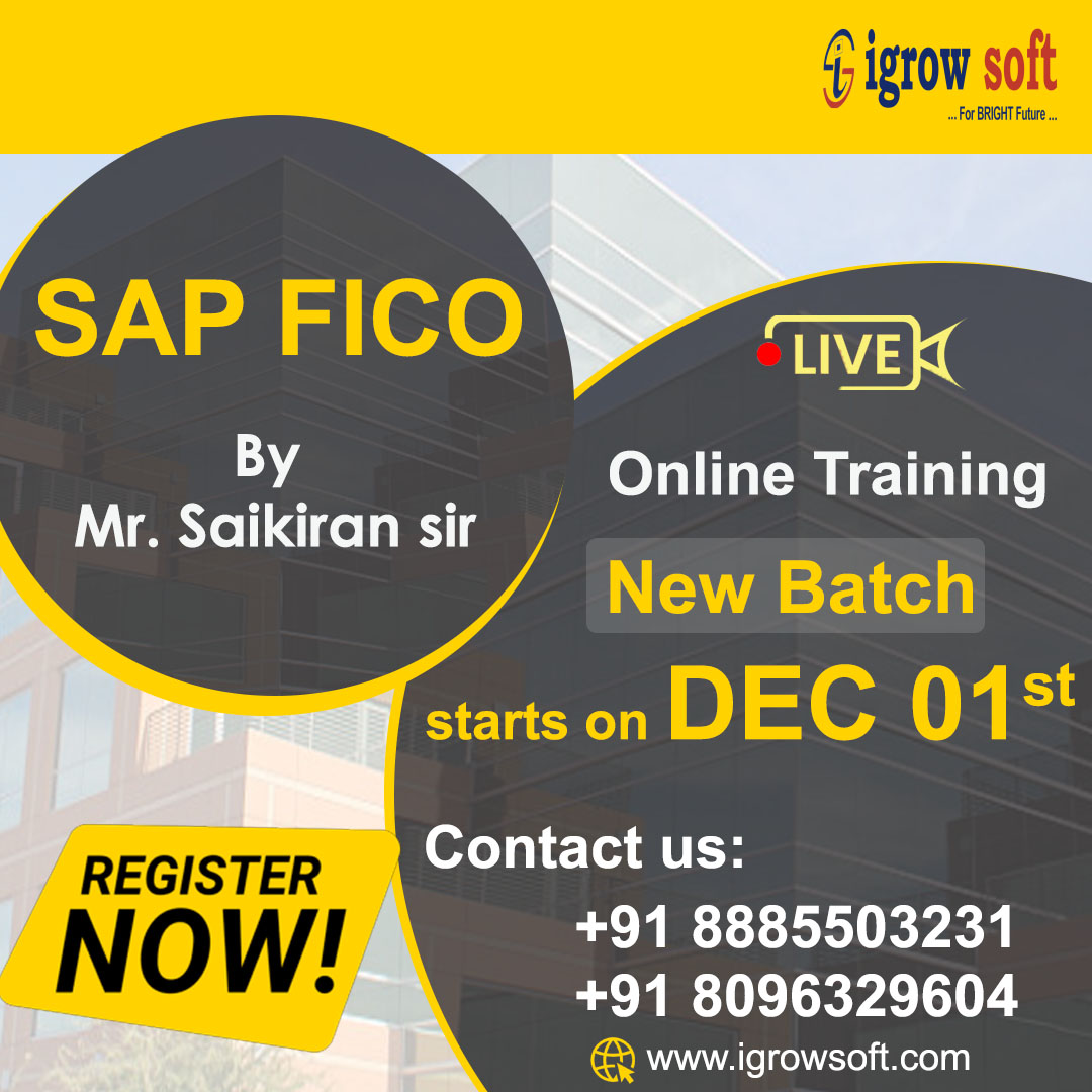 igrowsoftindia's tweet image. SAP FICO Best Online Training by Saikiran Sir
Visit:igrowsoft.com/sap-fico-train…
Call Us:+918885503231|8096329604
Email: igrowsoft.yours@gmail.com

#sapficoameerpet
#sapficotraining
#bestsapficotraininginstituteinChennai
#sapficocoursewithplacement