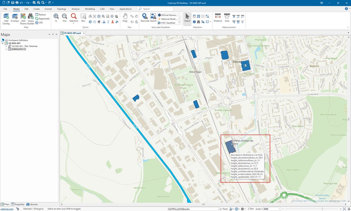cadcorp's tweet image. Bringing the @OrdnanceSurvey #OSNGD to Desktop #GIS | via @Geoconnexion: geoconnexion.com/in-depth/bring…