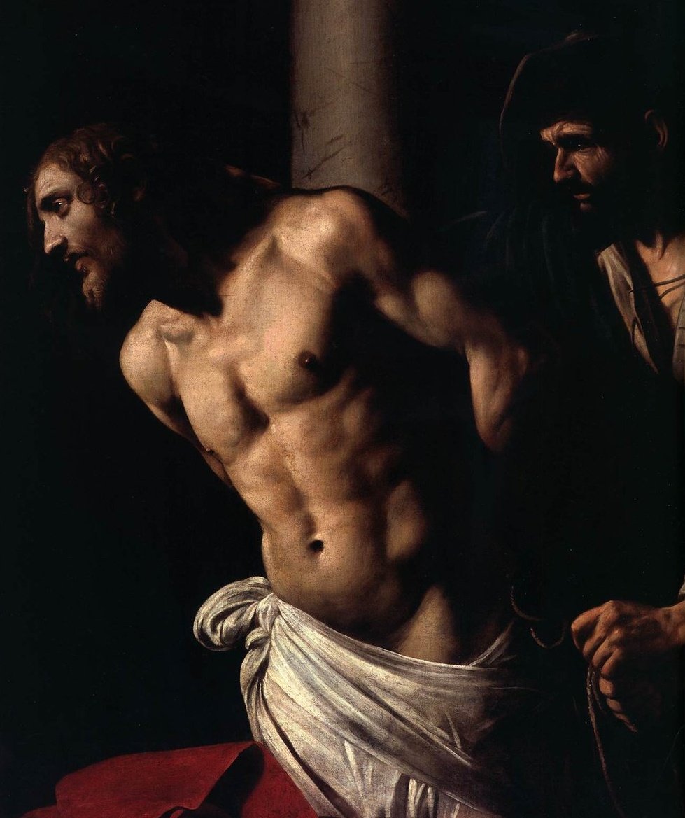 X_ArtGallery's tweet image. Caravaggio - Christ at the Column