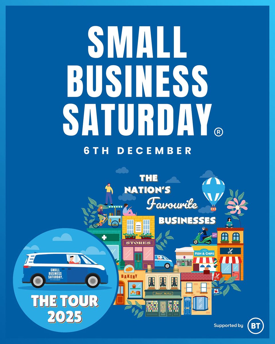 BusinessWandBC's tweet image. 🎉 Small Business Saturday is back on 6 Dec!

Celebrate businesses that make Wandsworth thrive.

Free toolkit + daily webinars: shorturl.at/RyVCF

#SmallBusinessSaturday #SupportLocal #WandsworthEnterprise