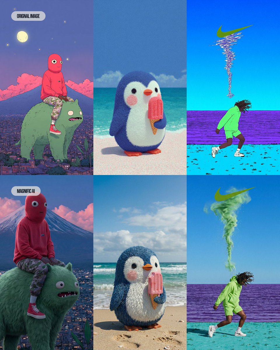 Before after comparison grid