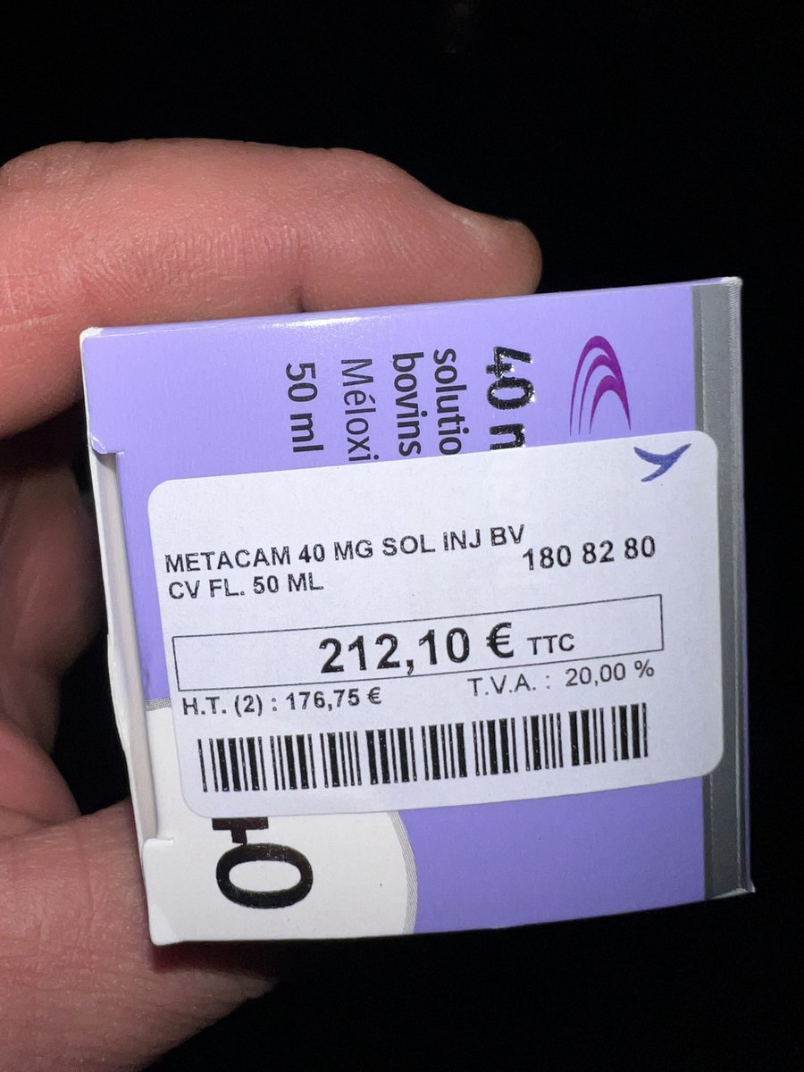 Dites moi <a href="/Boehringer/">Boehringer Ingelheim</a> vous pensez que l’argent coule à flot chez les éleveurs. 175€ht pour 50ml…Ça tombe pas du ciel…😤🤬😡