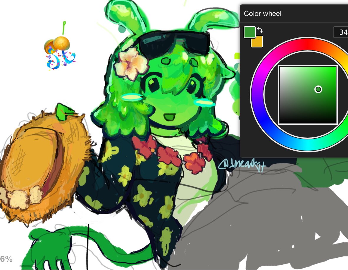 i really dont like how i rendered her hair but i guess heres Avery