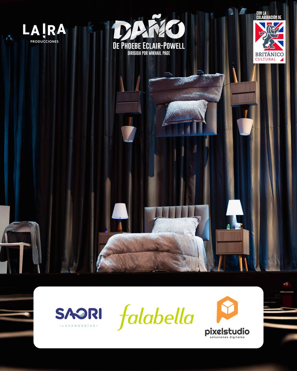 ✨💖 Gente, DAÑO llegó a su final… y solo queremos decir GRACIAS.

@karinajordanm brilló y dejó el alma en cada función🔥👑 con el gran texto de <a href="/PhoebeEclair/">Phoebe Eclair-Powell</a>. 

¡Gracias a todo el team de La Ira Producciones y, por supuesto, al súper team del <a href="/britcultural/">Británico Cultural</a>!