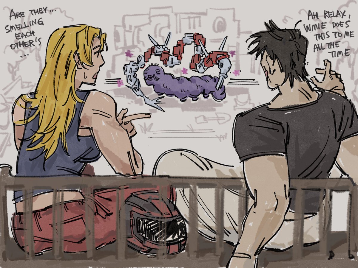 someone asked for yuki and toji at a dog(?) park