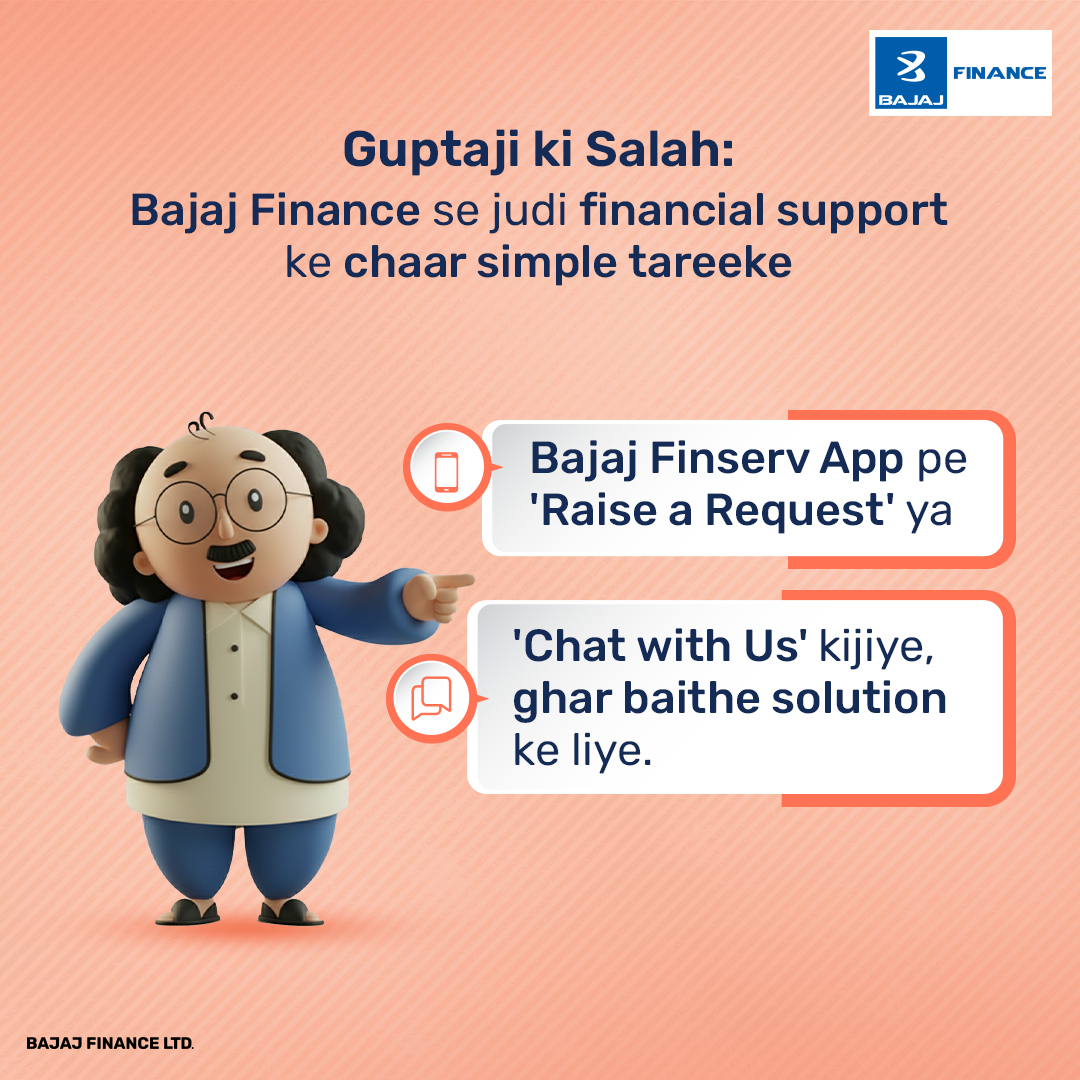 Bajaj_Finance's tweet photo. Bajaj Finance se financial help chahiye?

Chahe app se ho, call karein, ya branch visit karein – solution milega har jagah! ✅

Easy. Fast. Reliable.

Reach out to: https://t.co/3Wl5VGEvr7

#BajajFinserv #BajajFinance #BajajFinanceCustomerAwareness #SeamlessServices #EasyHelp https://t.co/kHyzA8onP2