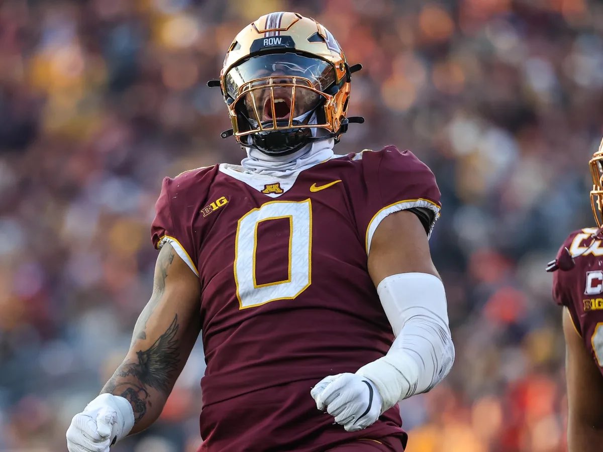 SleeperColts's tweet image. New @IC_Draft 2026 mock draft:

2 (59) Edge Anthony Smith Minnesota
3 (90) WR Chris Brazzell II Tennessee
4 (128) CB Preston Hodge Colorado
5 (167) DT Lee Hunter Texas Tech
6 (214) QB Sawyer Robertson Baylor
7 (249) RB Mike Washington Jr. Arkansas

Would you be happy with this?