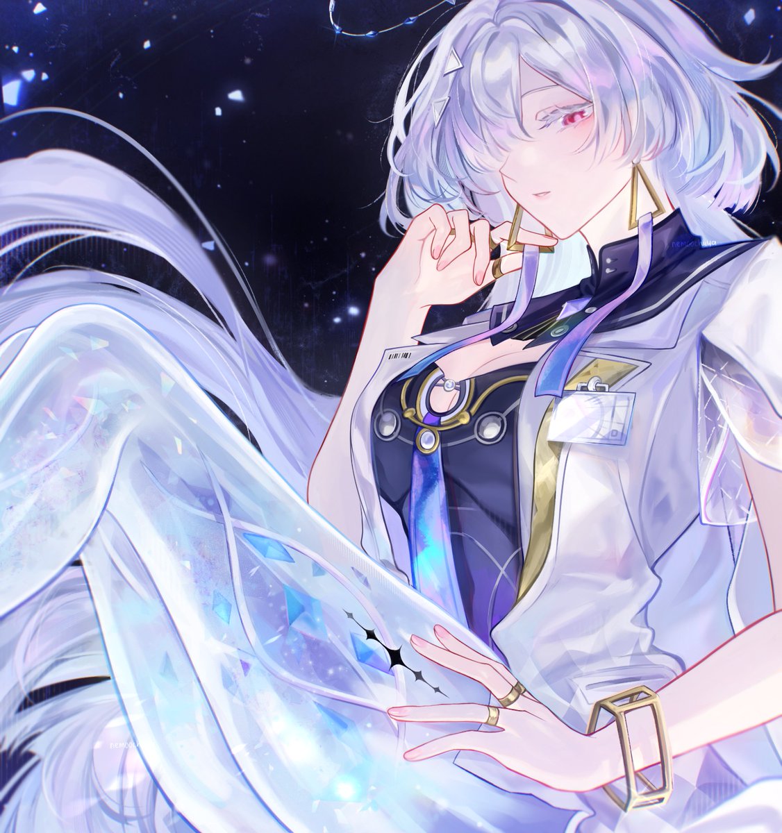 nem00chiiya's tweet image. Morn🤍 #Mornye #Wuwafanart #WutheringWaves #鳴潮