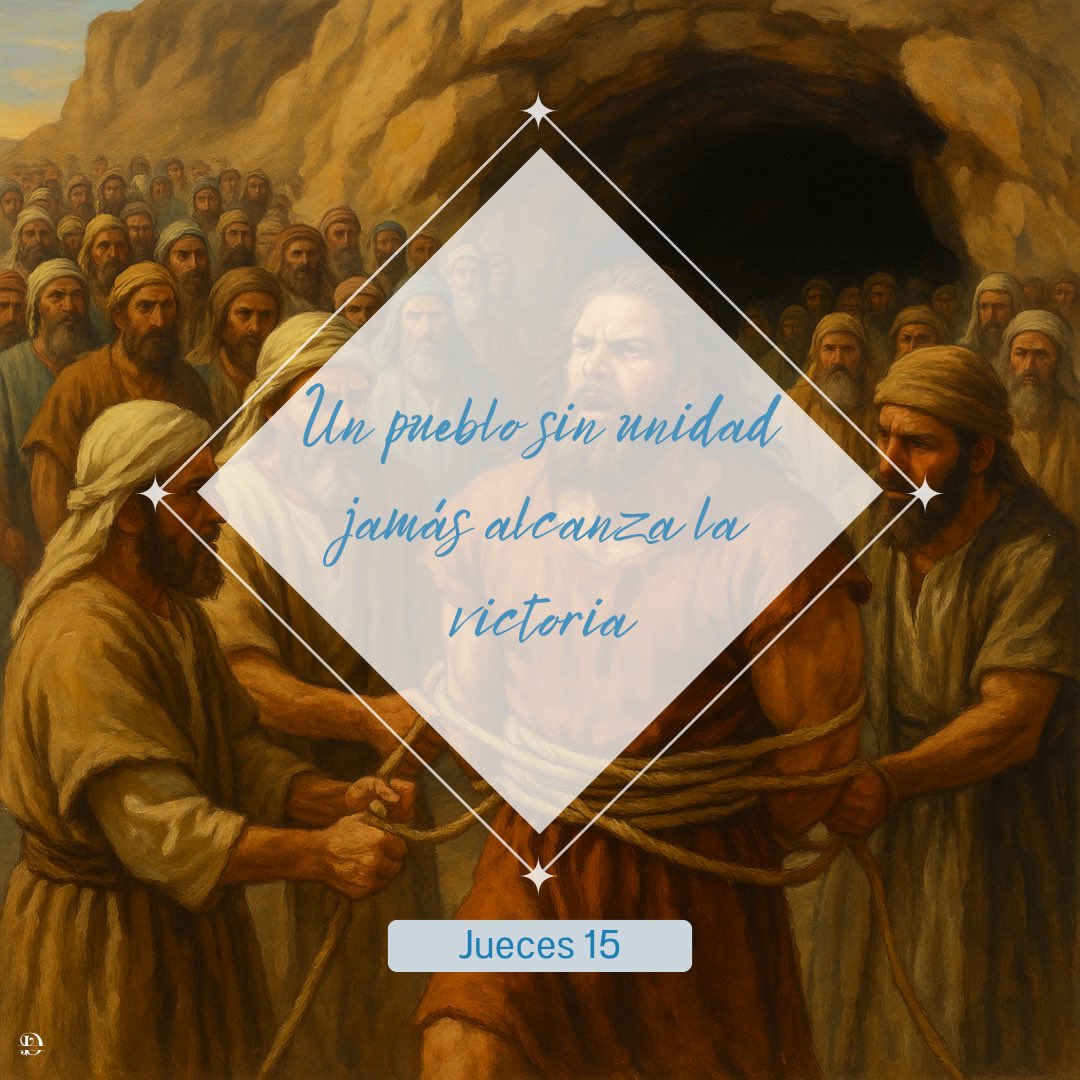 Que distinto hubiera sido que los 3.000 hombres de Judá hubieran tenido el espíritu de los 300 de Gedeón ⚔️

Muchos prefirieron cooperar con el enemigo antes que unirse a Sansón para ser libres.

Es momento de unirnos y pelear del lado correcto hasta que Cristo venga🙏🏼

#GodFirst