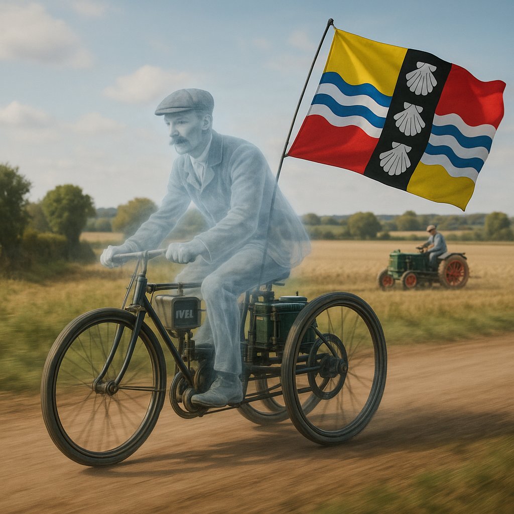 The spirit of Dan Alone is racing for Bedfordshire Day! #bedsday2025