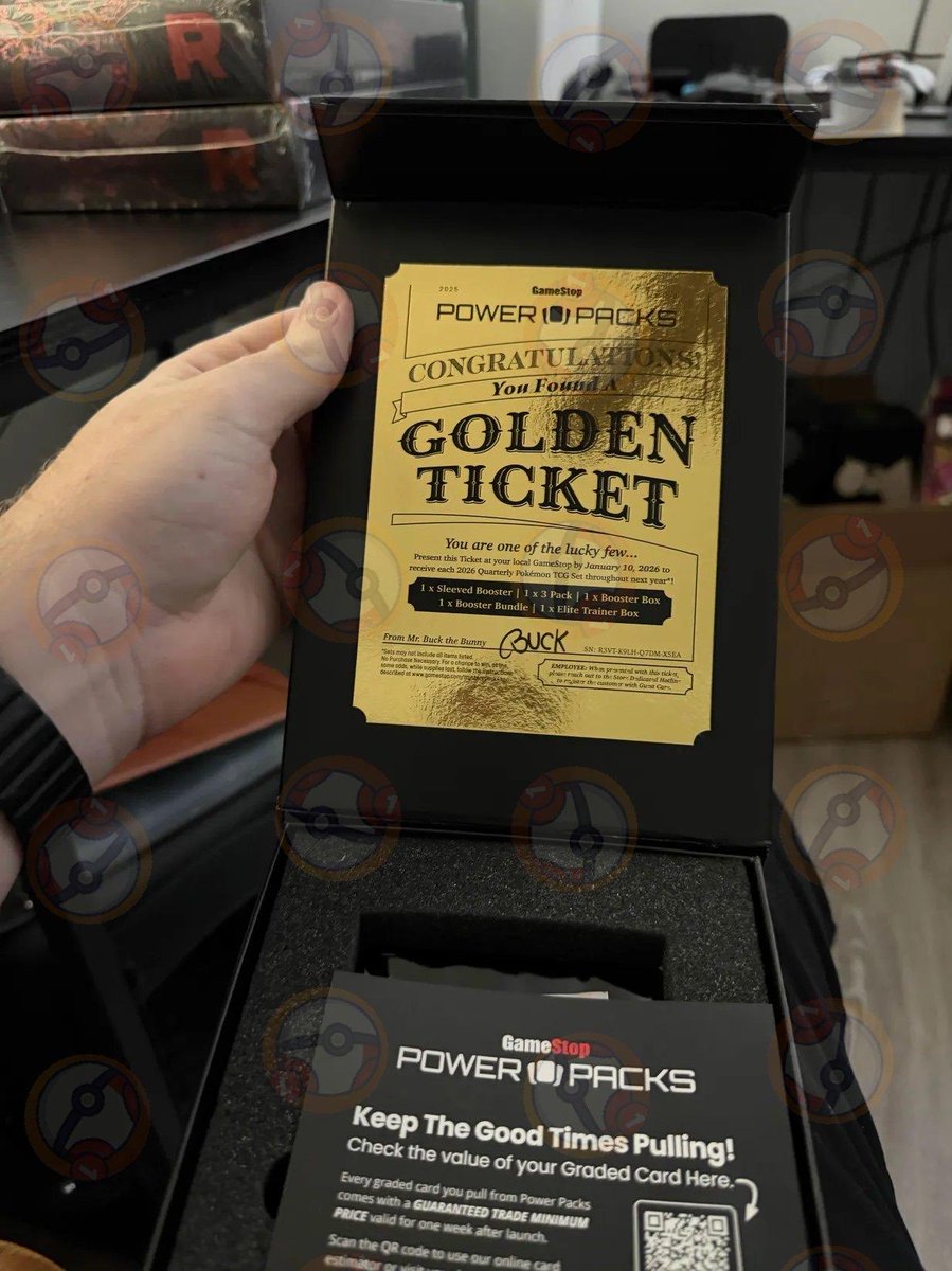 ACFPSS's tweet image. Thank you so much @gamestop #powerpacks
#goldenticket