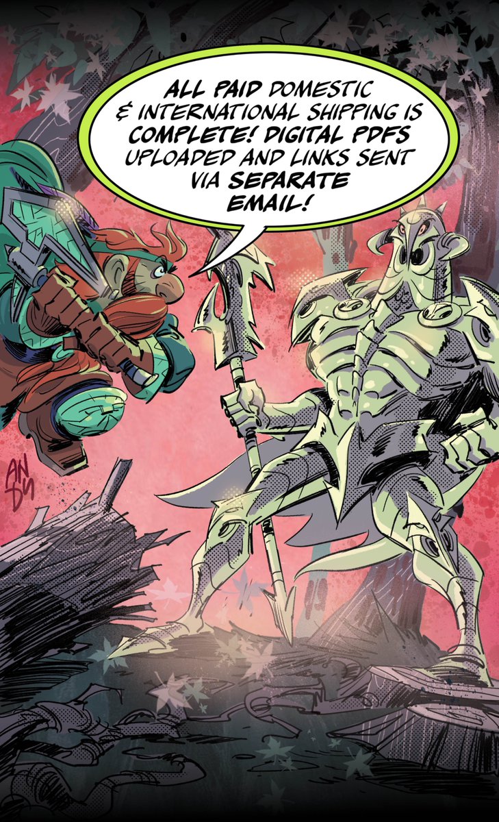 🧵For those of you local, Happy (belated) Thanksgiving!

A thanksgiving, indeed: ALL (PAID) DOMESTIC AND INTERNATIONAL REWARDS HAVE SHIPPED!! If you have paid your shipping invoice, then you have either received a box already, or have gotten an email saying its on its way.