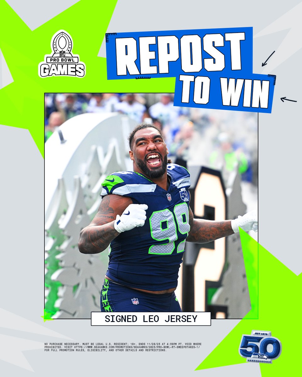 Seahawks's tweet image. Repost to win a signed @LeornardWilliams jersey!

Sweepstakes | Full rules: shwks.com/4bs0pnhy