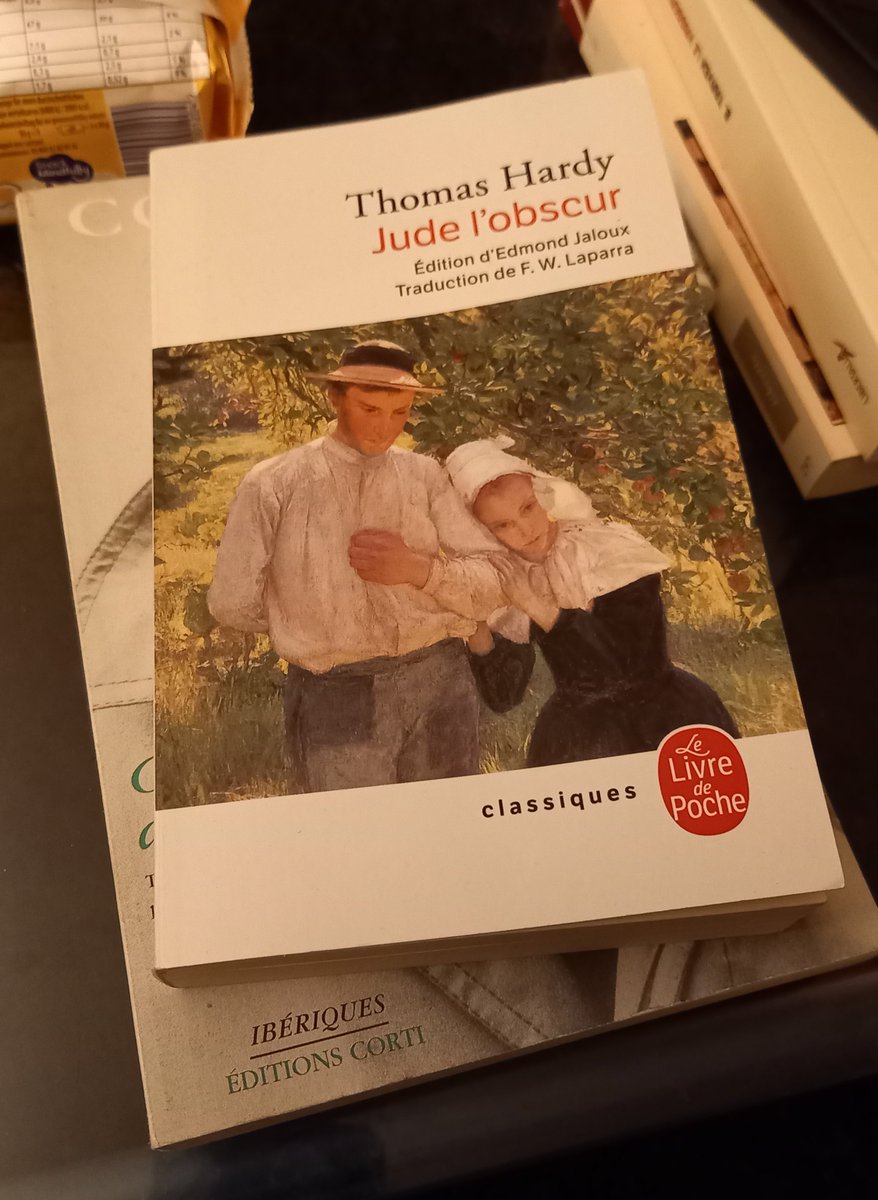 gepeoh's tweet image. #VendrediLecture 

Retour à du plus romanesque. 
Pour le moment pas au niveau de Tess d&apos;Urberville, mais les amorces sont fortes, notamment sur la possibilité d&apos;une autre partition sur le paganisme éternel au Wessex (Comté imaginaire de Hardy)