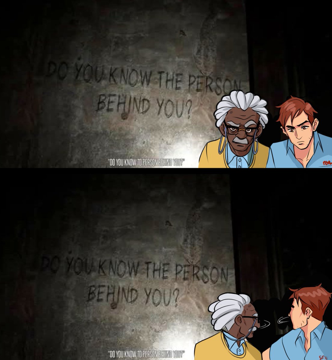 playing a horror game with your co-worker

#Dispatch