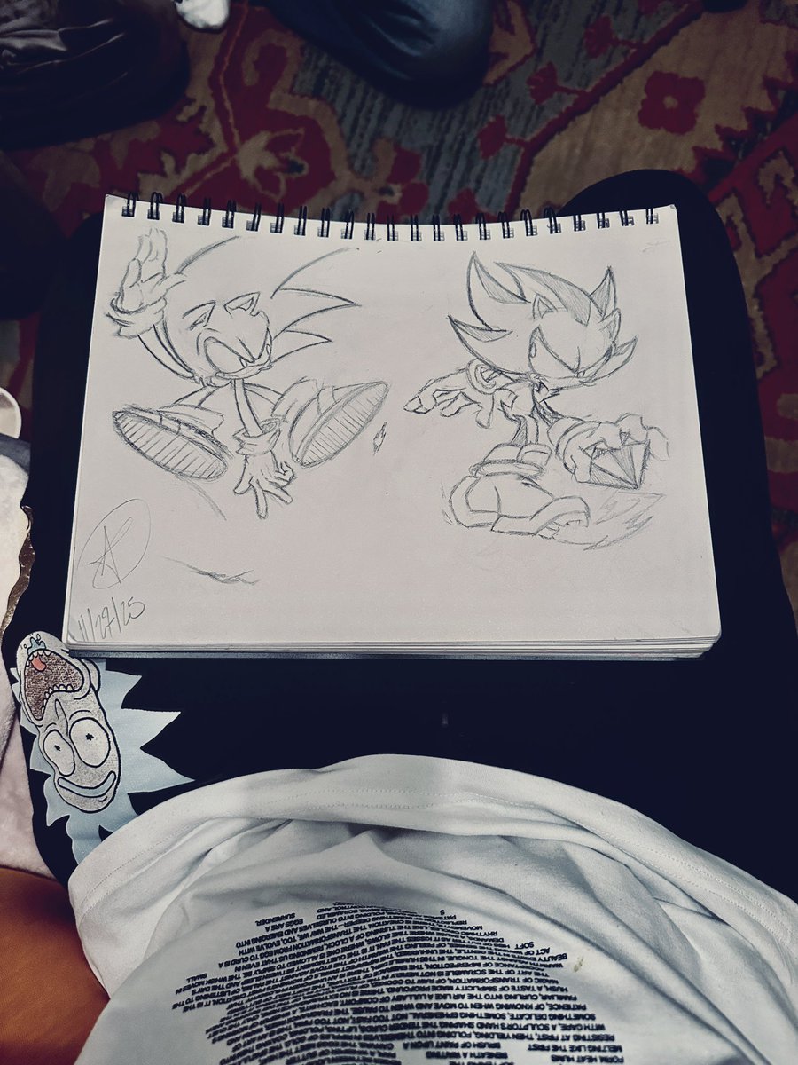 conqwester's tweet image. Lil sketch I did at Thanksgiving, Also Happy Thanksgiving 🦃 😩 #sketch #SonicTheHedgehog #artmoots