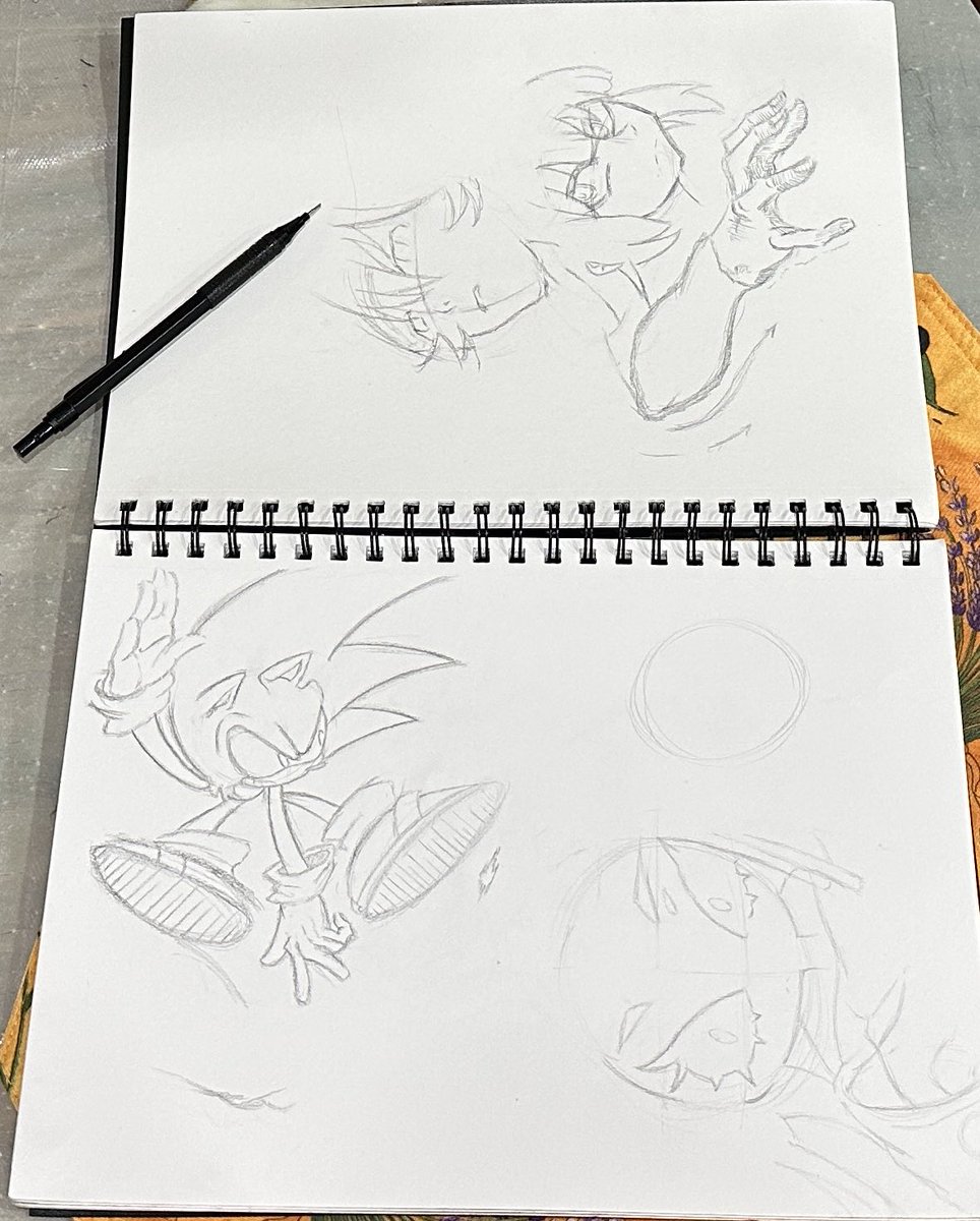 conqwester's tweet image. Lil sketch I did at Thanksgiving, Also Happy Thanksgiving 🦃 😩 #sketch #SonicTheHedgehog #artmoots