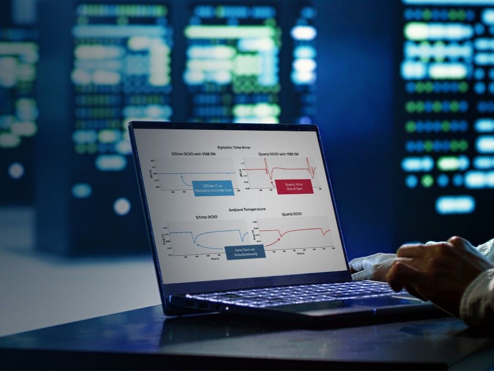 SiTimeCorp's tweet image. With modules that ensure synchronization accuracy and system resilience, our TimeFabric Software Suite offers a complete clock tree solution. 🕐 🌳 

Learn why that&apos;s important and how it&apos;s accelerating our customers&apos; time-to-market: bit.ly/4i8pIiA