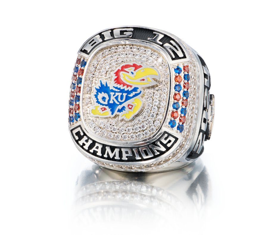 From the Jostens Archive 🔒

<a href="/KUWSoccer/">Kansas Soccer</a> honored their 2024 Big 12 championship with a ring designed to celebrate every detail of their journey.