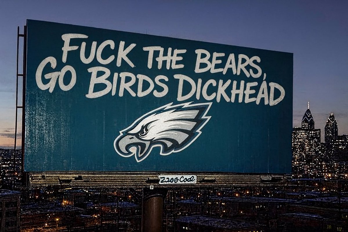 GO BIRDS DICKHEAD 🦅

RT and 🗣️ SAY IT BACK 

#FlyEaglesFly