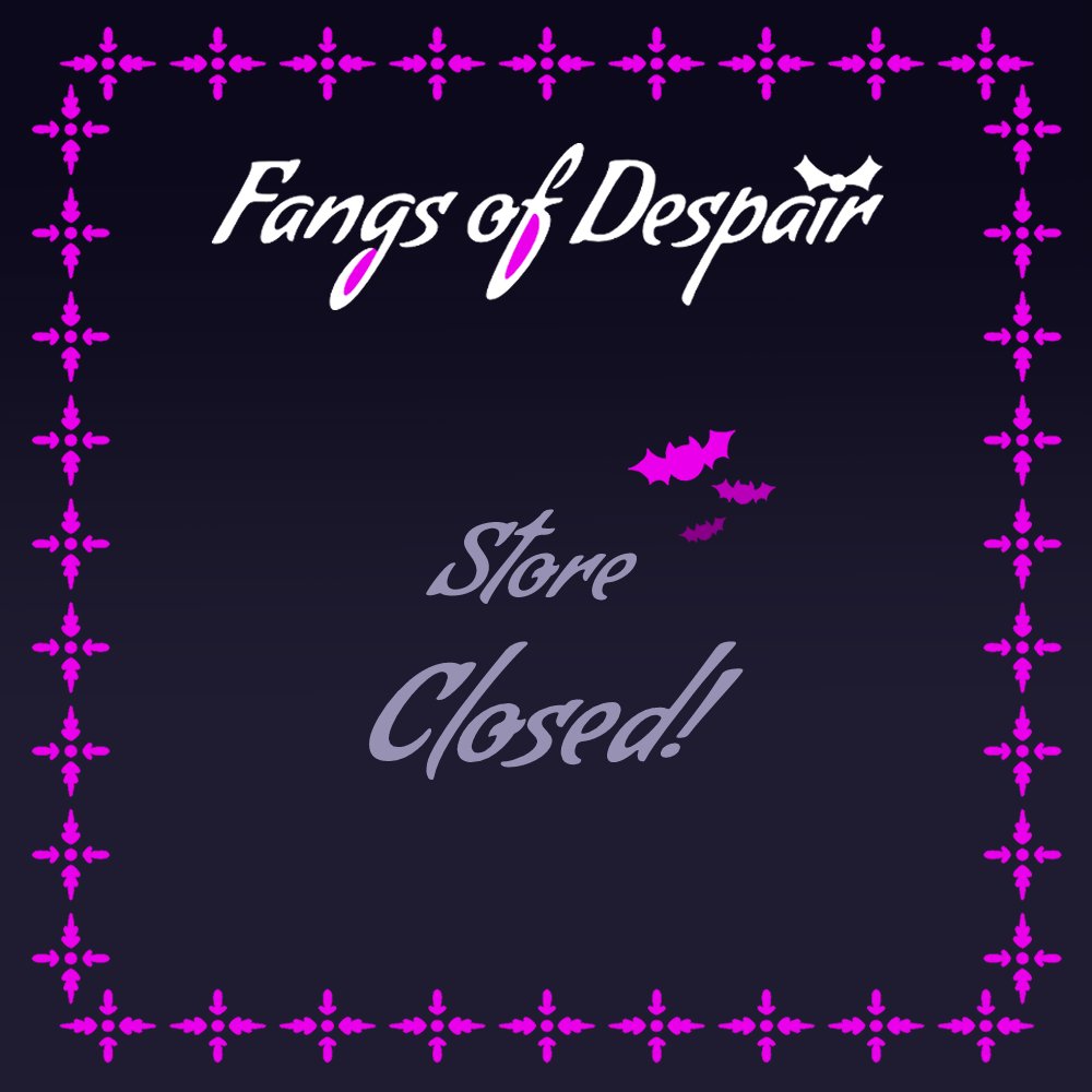 🦇🌙The Fangs of Despair: a Danganronpa vampire fanzine is now officially closed!

🦇🌙Thank you so much for your support!!