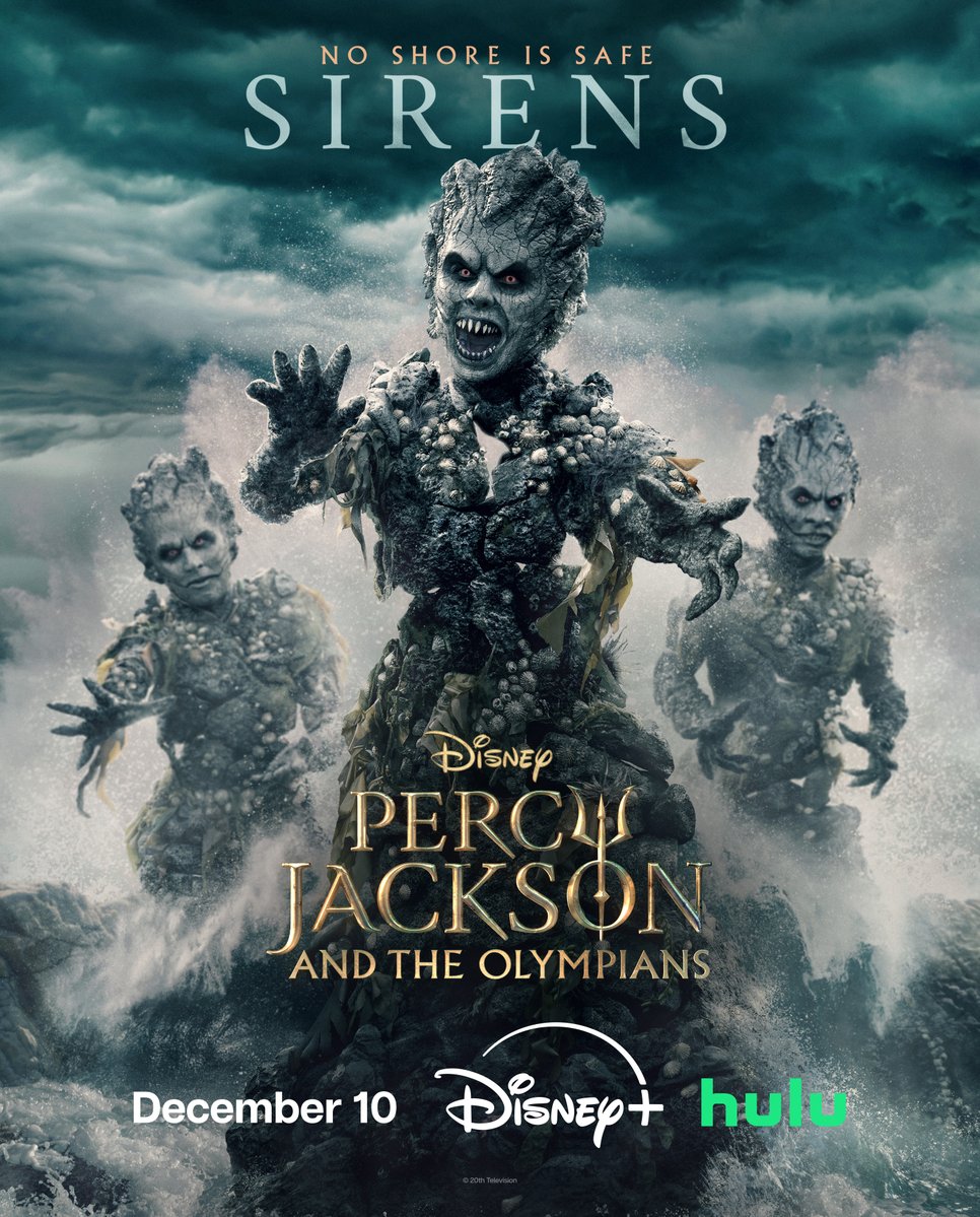 PercySeries's tweet image. Legends come to life. 

Season 2 of Percy Jackson and the Olympians premieres December 10 on Disney+ and Hulu.