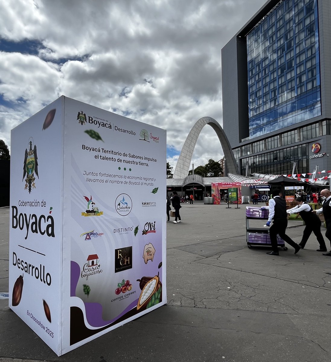 Iniciamos #chocoshow2025 y estamos #modochocolate Todos invitados !! #BoyacáTerritorioDeSabores