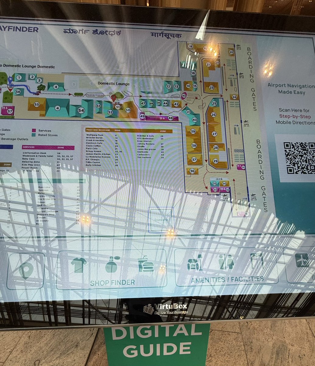 Walking through Bengaluru international airport today I saw this (see pic), which brought back an old memory. 

For my final year project at <a href="/imperialcollege/">Imperial College London</a> I worked on a digital wayfinding assistant that could scan QR codes and help you find your way around our South Kensington