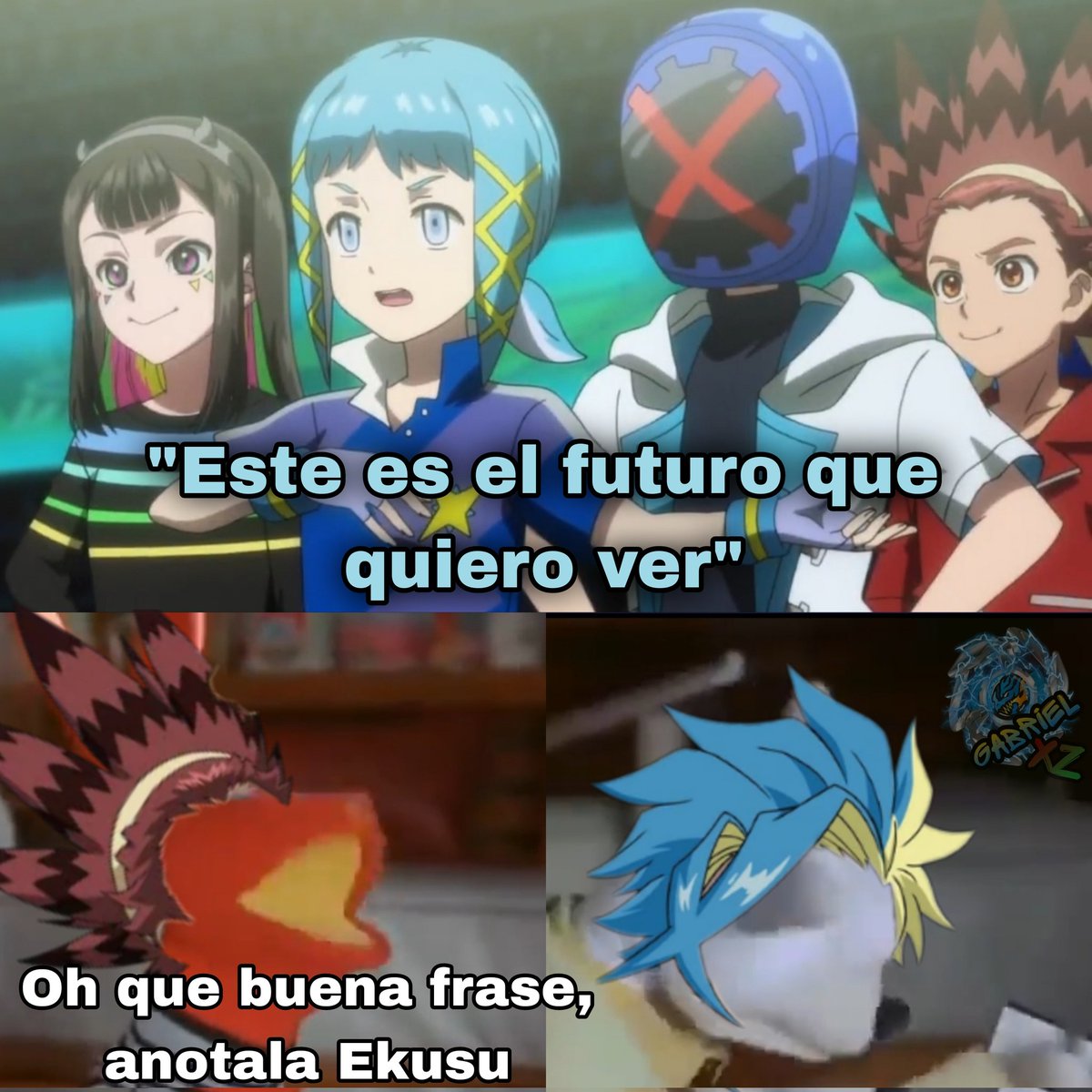 Nine cuadra muchísimo mejor en el equipo persona que lo que fue Tenka

#BEYBLADEX