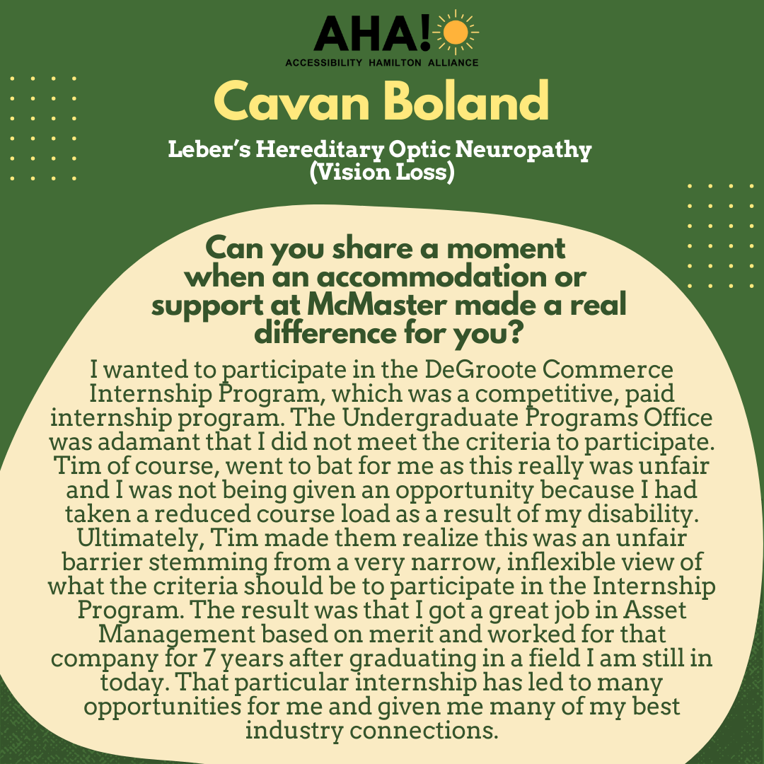 Accessibility Hamilton Alliance tweet media