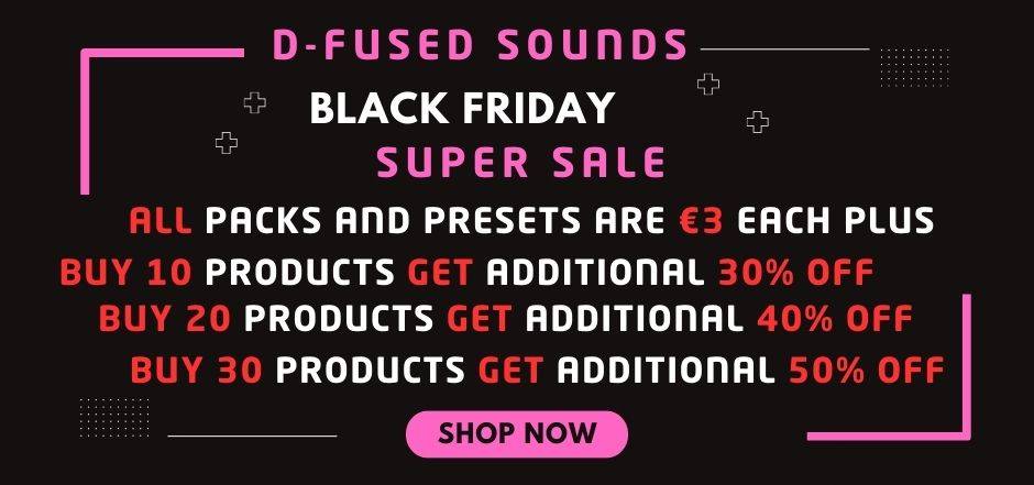 D_Fused_Sounds's tweet photo. Our Biggest Deal of the Year, every sample pack and preset is €3, also applied in cart a tiered discount bundles included :
Buy 10 packs → Get extra 30% Off
Buy 20 packs → Get extra 40% Off
Buy 30 packs → Get extra 50% Off

https://t.co/DAx9CxIxVz https://t.co/2pwKPyAU9W