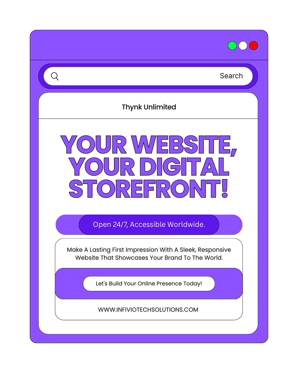 InfivioTech's tweet photo. 🏪 Your website is your storefront.
Make it clean. Make it strong. Make it unforgettable.

#WebDesign #BusinessGrowth #InfivioTechSolutions https://t.co/EGhpTUcZHY