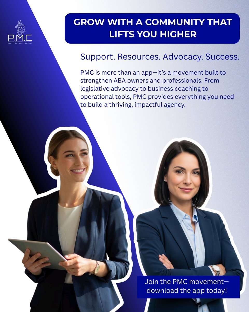 Practicemgmt7's tweet image. part of a community committed to elevating ABA ownership and care.

📲 Join PMC today!

#PMCCommunity #ABALeaders #PMCApp #GrowTogether #ABAProfessionals