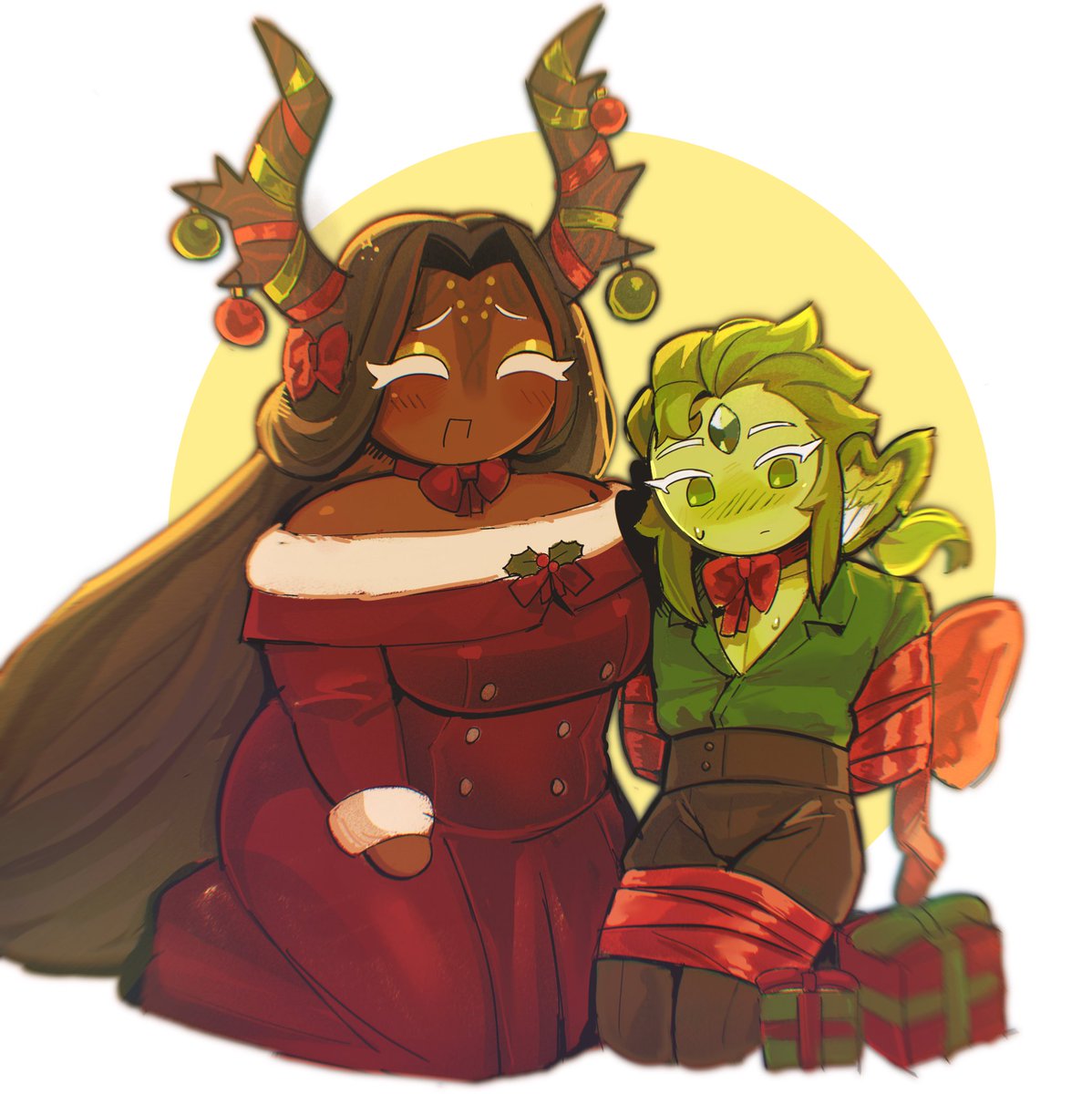 sweetrayal's tweet image. gift under the gay christmas tree or whateve #millennialtree #windarcher