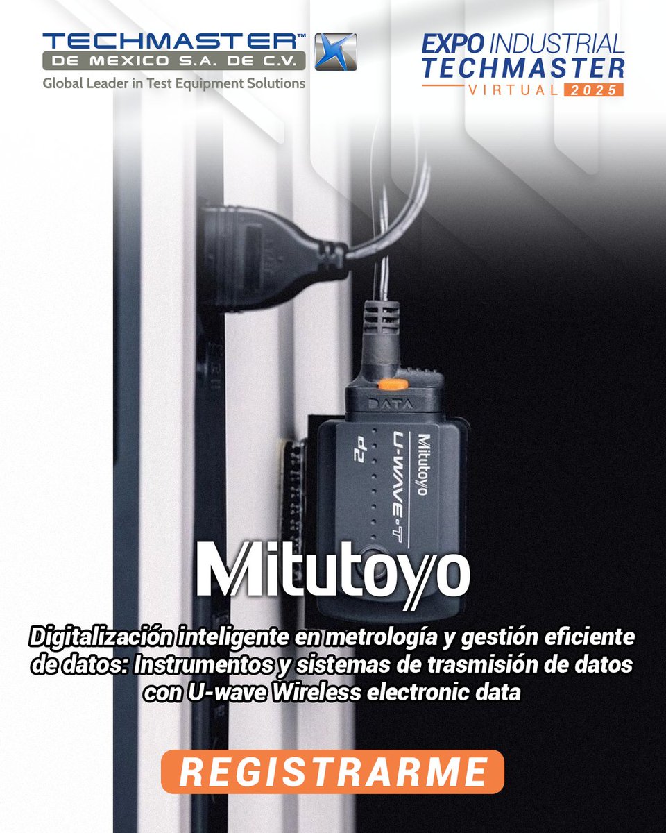 techmaster_mx's tweet image. ❗❗ ¡HOY ES EL DÍA! ❗❗
La sesión técnica es HOY, registrate SIN COSTO.
¡No lo dejes pasar!

REGISTRATE:
👉register.gotowebinar.com/register/34560…

🗓 HOY – Viernes 28 de noviembre
⏰ 9:00 – 10:20 h Tijuana | 11:00 – 12:20 h CDMX
👤 Especialista en Soluciones Metrológicas Mitutoyo🗓❗❗