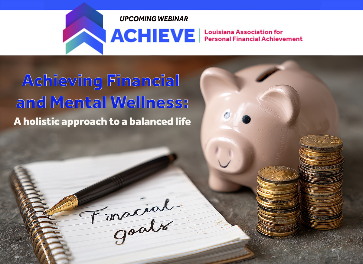 UPCOMING WEBINAR - Achieving Financial and Mental Wellness: A holistic approach to a balanced life. Join us Wednesday, December 10, 2025, at Noon for this free webinar. You’ll learn why mental and financial health are connected.

Register now: hubs.la/Q03VKJjp0