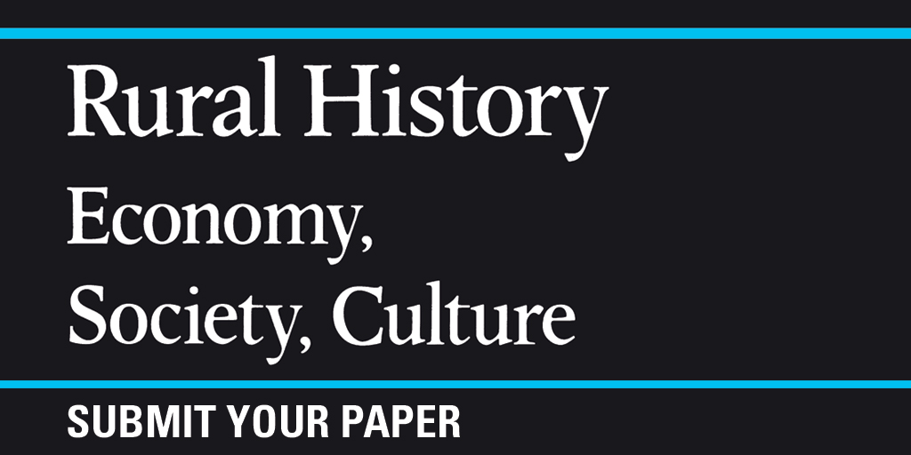 Interested in submitting your article to #RuralHistory? Click here for more information. ☑️ cup.org/4p4gV3V

#twitterstorians #socialhistory