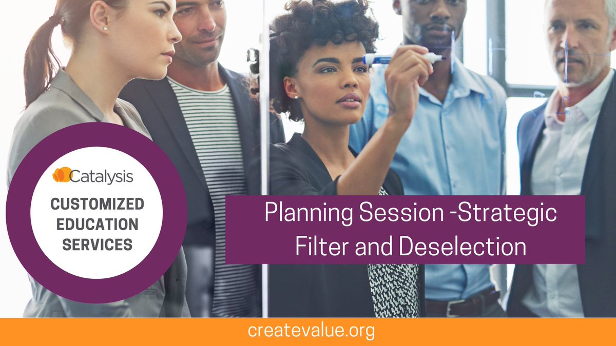 HCValue's tweet image. Facing challenges with strategy deployment? Our custom Strategic Filter and Deselection session is here to assist executive team members. Learn to develop and implement a ranking system, prioritizing all current system-wide actions effectively: ow.ly/otIA50XsYvX