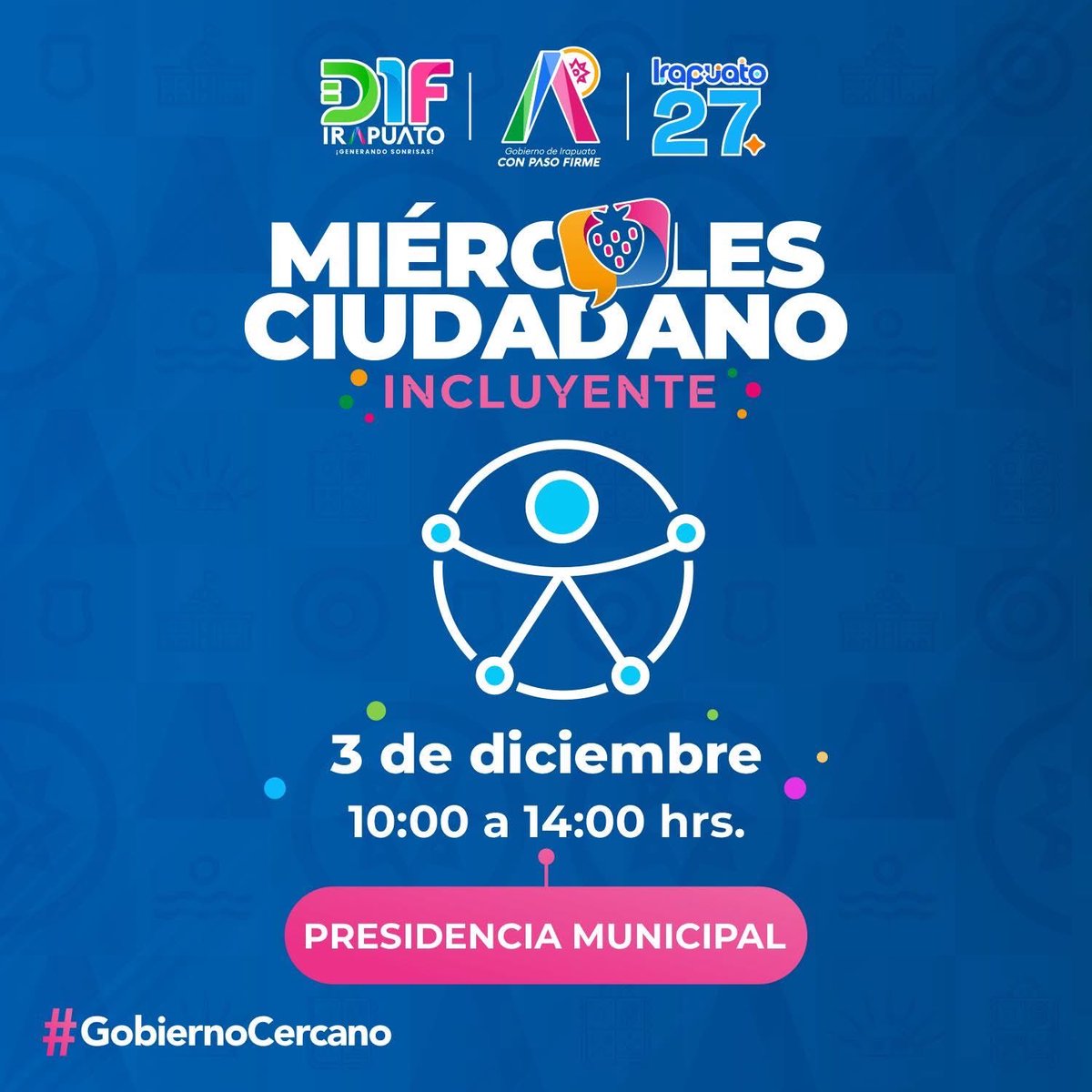 Miércoles Ciudadano incluyente este próximo 3 de diciembre, creado para que cada persona pueda expresar sus ideas y necesidades. 🙌🏼
Agradecemos la confianza en este espacio de atención cercana que impulsa soluciones reales.🌟