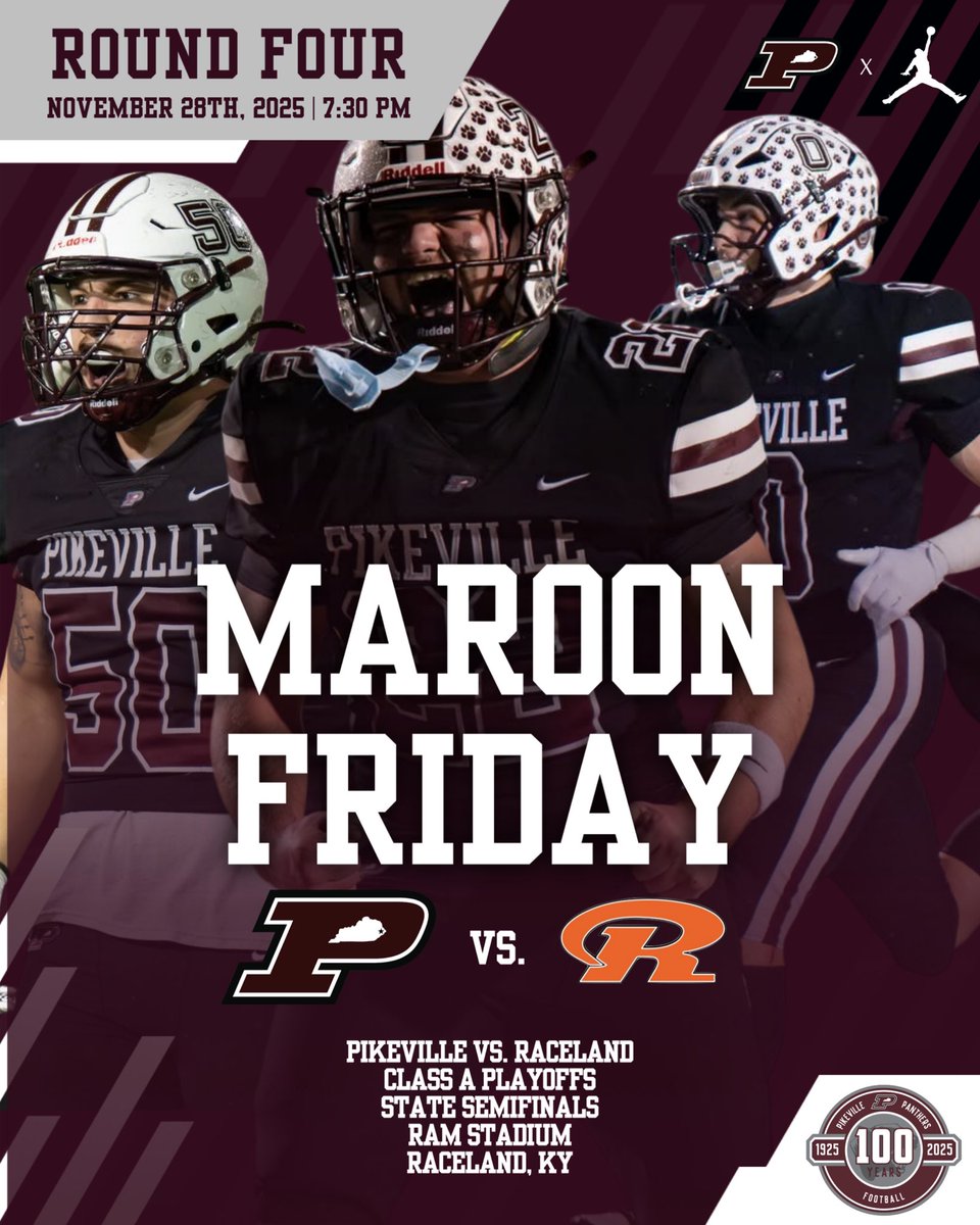 𝓔𝓪𝓼𝓽𝓮𝓻𝓷 𝓚𝓮𝓷𝓽𝓾𝓬𝓴𝔂’𝓼 𝓞𝓷𝓵𝔂 𝓖𝓪𝓶𝓮 📺

The #2 Panthers travel north to take on the #3 Rams in the only State Semifinal game East of I-75 in the Bluegrass. All eyes will be on this postseason rivalry. 

🆚 #3 Raceland 🐏 
📍Raceland-Worthington HS
🏟 Ram Stadium