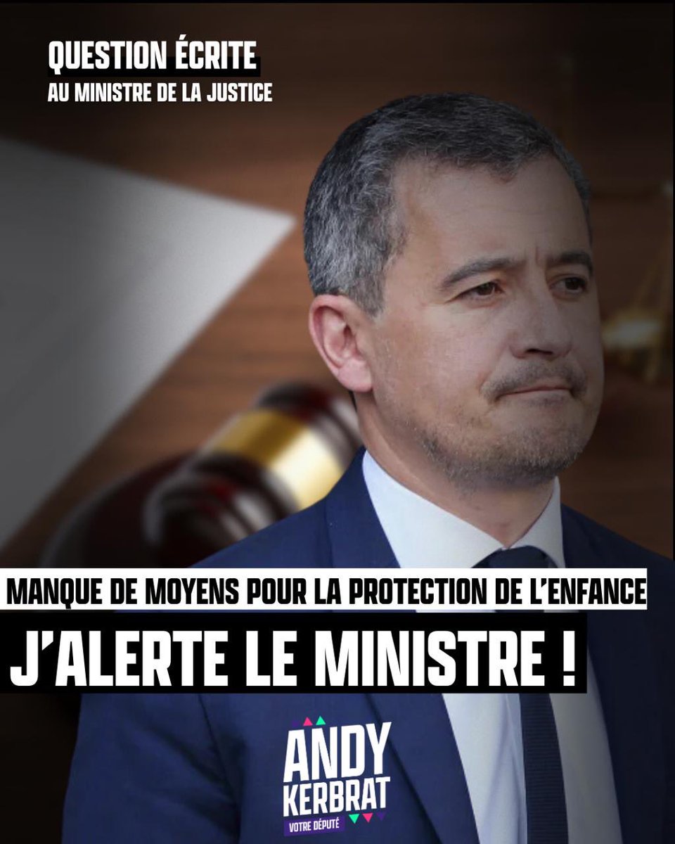 AndyKerbrat's tweet image. Le ministre de la Justice fait de la protection de l’enfance une « priorité absolue »

Pourtant, à Nantes, les services sont à bout, submergés par le manque de moyens humains et financiers.
La Défenseure des droits a déjà tiré la sonnette d’alarme.

Je relaie l’appel des…