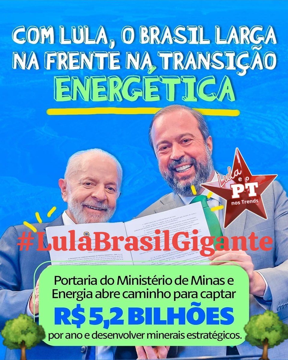 josehenriquefb's tweet image. Bioeconomia cria produto/serviço com meios biológicos: plantas e animais.

Troca recurso q polui MUITO por recurso d BAIXA poluição (Poder360, 21/11/25). Exemplo: transição energética do governo Lula: biocombustível, energia eólica e solar.

#LulaBrasilGigante
LULA CRAQUE DO JOGO