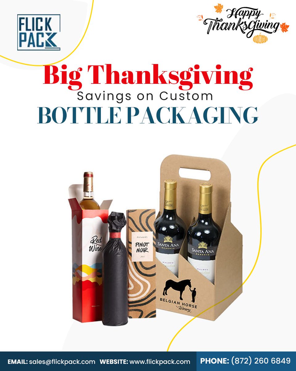 FlickPack21231's tweet image. If you want your bottles to stand out on shelves or protect them during shipping, the right box can make a big difference. Custom bottle packaging boxes help your brand look clean safe and professional.

Visit Now: flickpack.com/custom-bottle-…

#Flickpack #BottleBoxes #Bottle #Bottles
