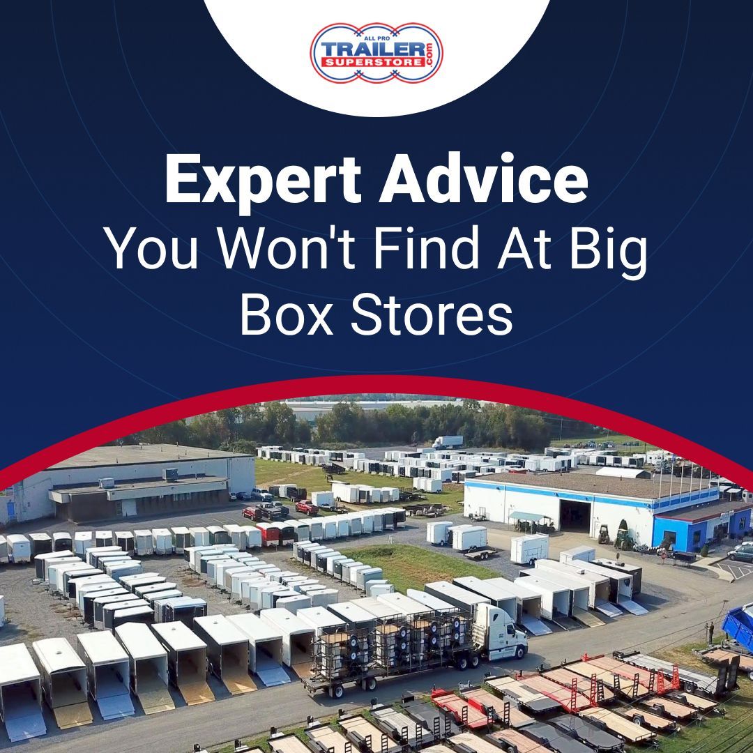 TrailerSStore's tweet image. From recommending the perfect #trailer to understanding towing requirements, our professionals at All Pro Trailer Superstore are here to guide you every step of the way. Get expert advice you won't find at a big box store! buff.ly/R7cdzfG