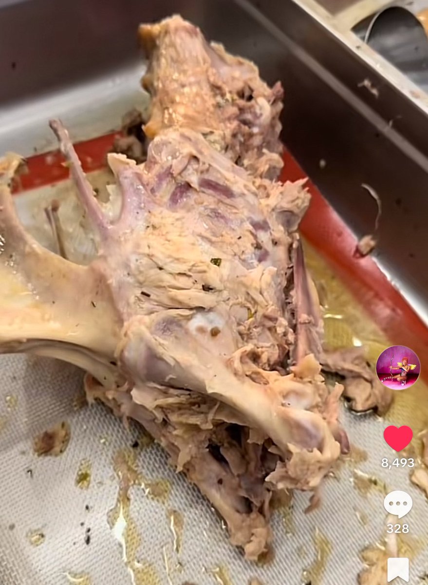 tinasnowslut's tweet photo. yo 😭😭 this bitch can really cook. ain’t nun but bones left on that turkey https://t.co/ma2VhGaoDH