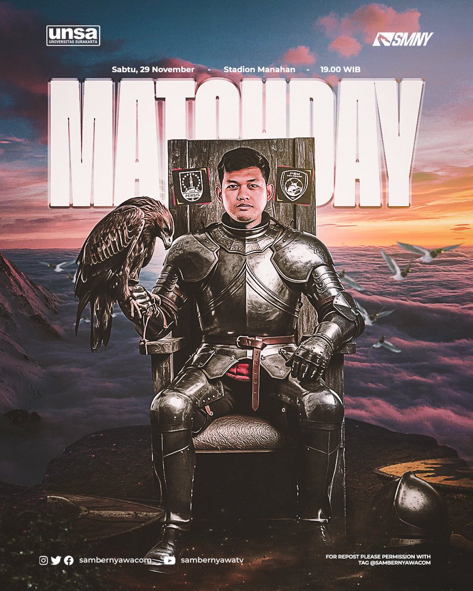 Tunjukan Mentalita Sambernyawa 🕊️

🔻🔻🔻

<a href="/unsaofficial/">Uganda National Students Association</a> ‼️
Kuliah di Solo, UNSA aja

#Persisday
#PersisSolo
#Sambernyawa
#Sambernyawacom
BRISuperLeague